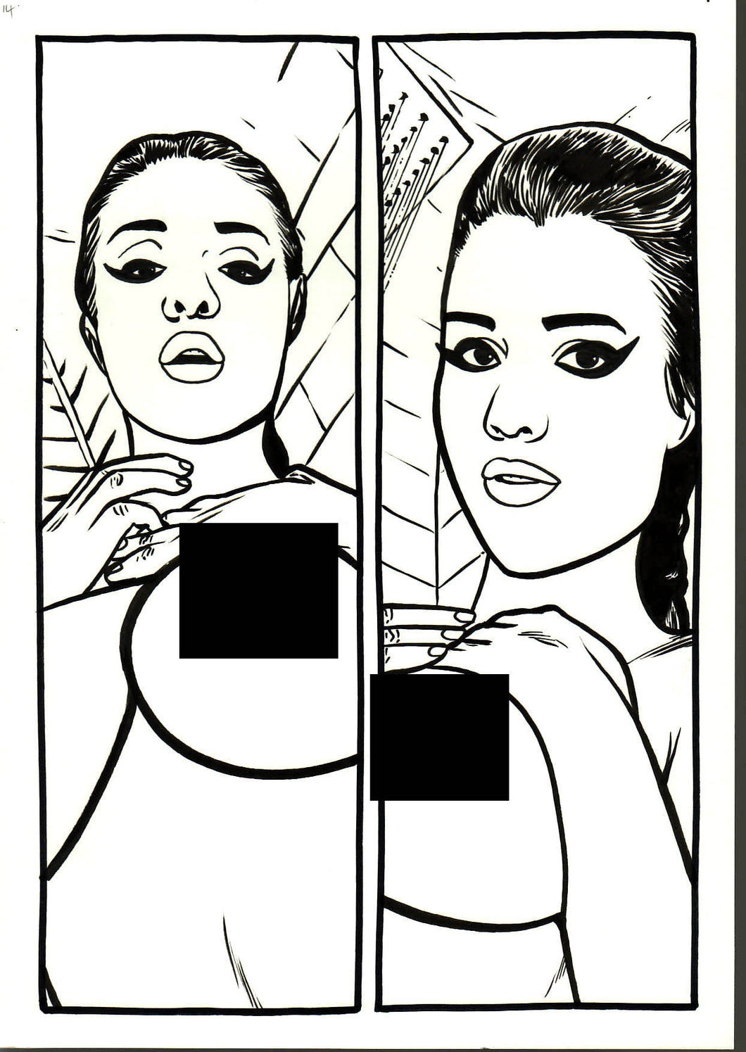Lethal Desire #3 - Page 13 - Original Art