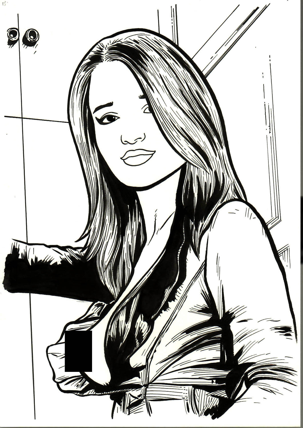 Bad Girl Comics Anthology Vol 1 - Camgirls Page 15 - Original Art