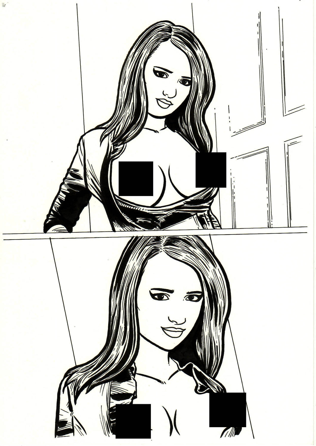 Bad Girl Comics Anthology Vol 1 - Camgirls Page 16 - Original Art