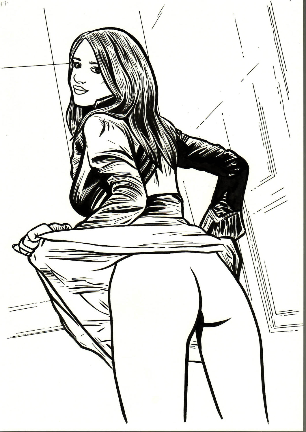 Bad Girl Comics Anthology Vol 1 - Camgirls Page 17 - Original Art