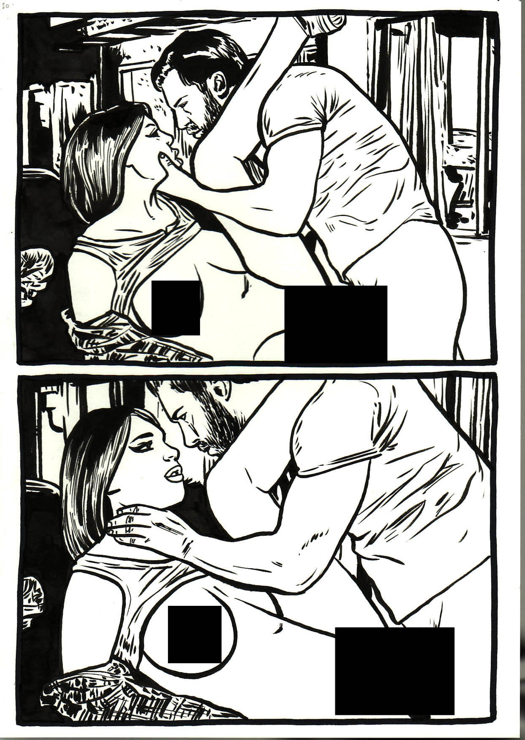Lethal Desire #1 - Page 17 - Original Art