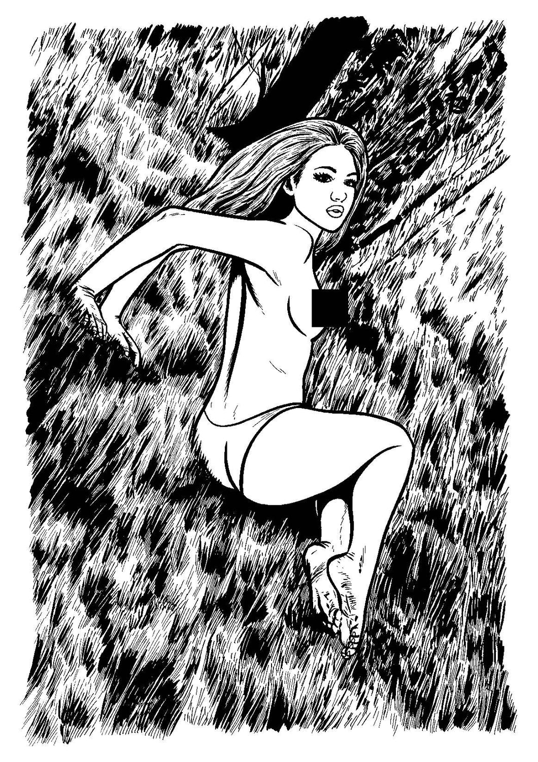 Jungle Captive Bad Girls Special #1 - Page 1 - Original Art