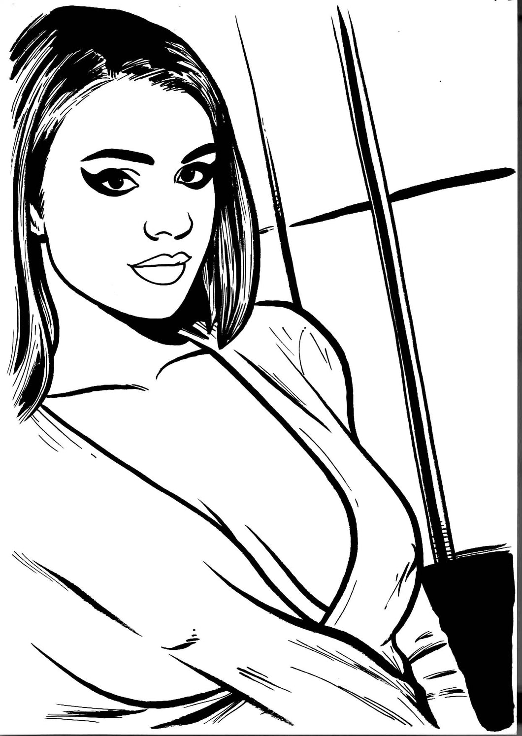 Lethal Desire Pin-Up Book #1 - Page 1 - Original Art