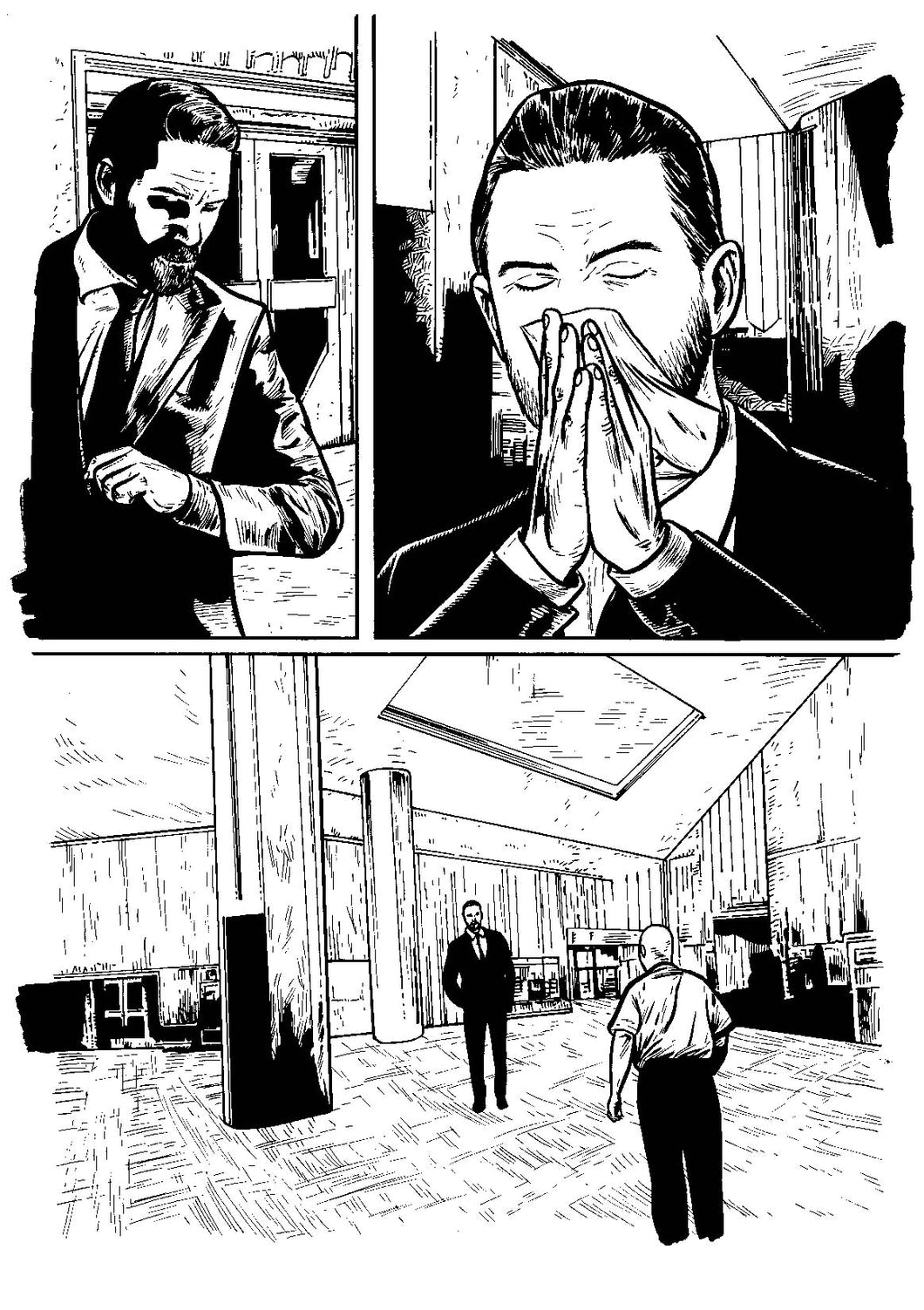 Bad Girl Comics Anthology: Subject 0451 - Page 1 - Original Art