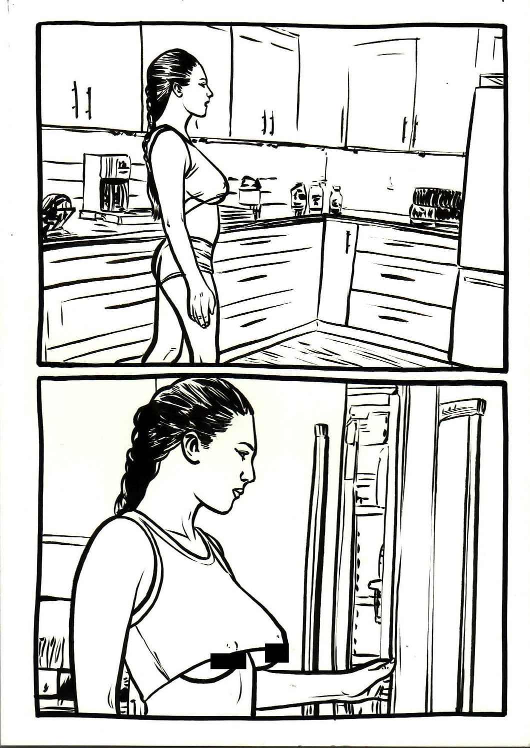 Lethal Desire #3 - Page 1 - Original Art