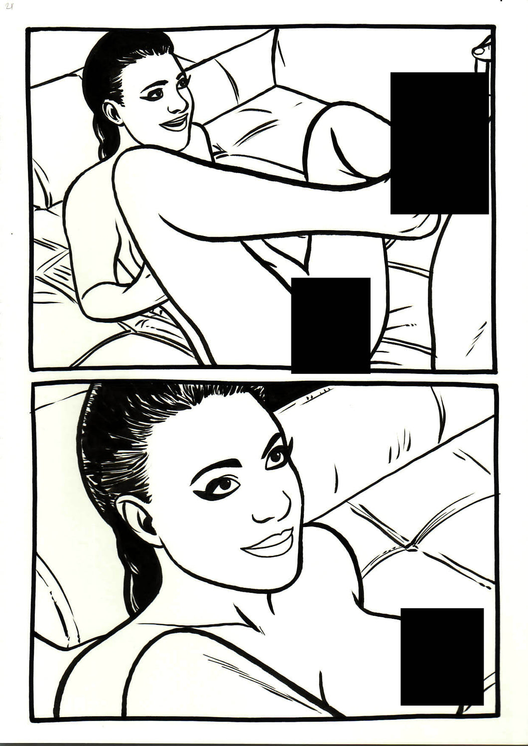 Lethal Desire #3 - Page 20 - Original Art