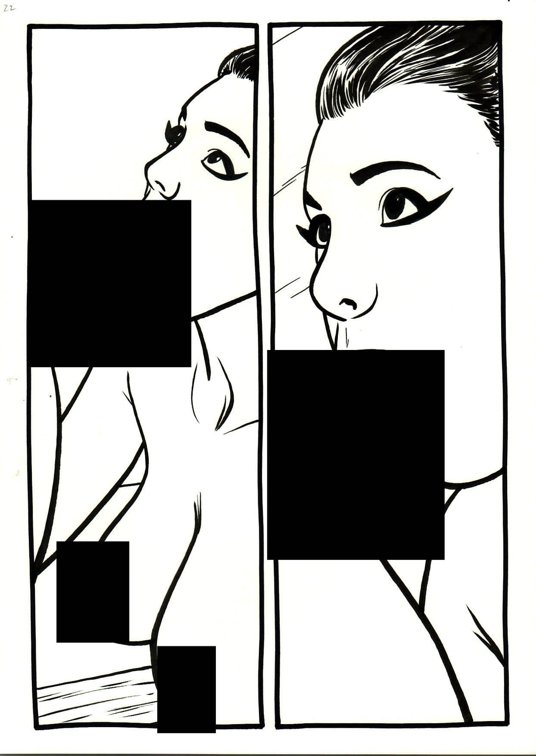 Lethal Desire #3 - Page 21 - Original Art