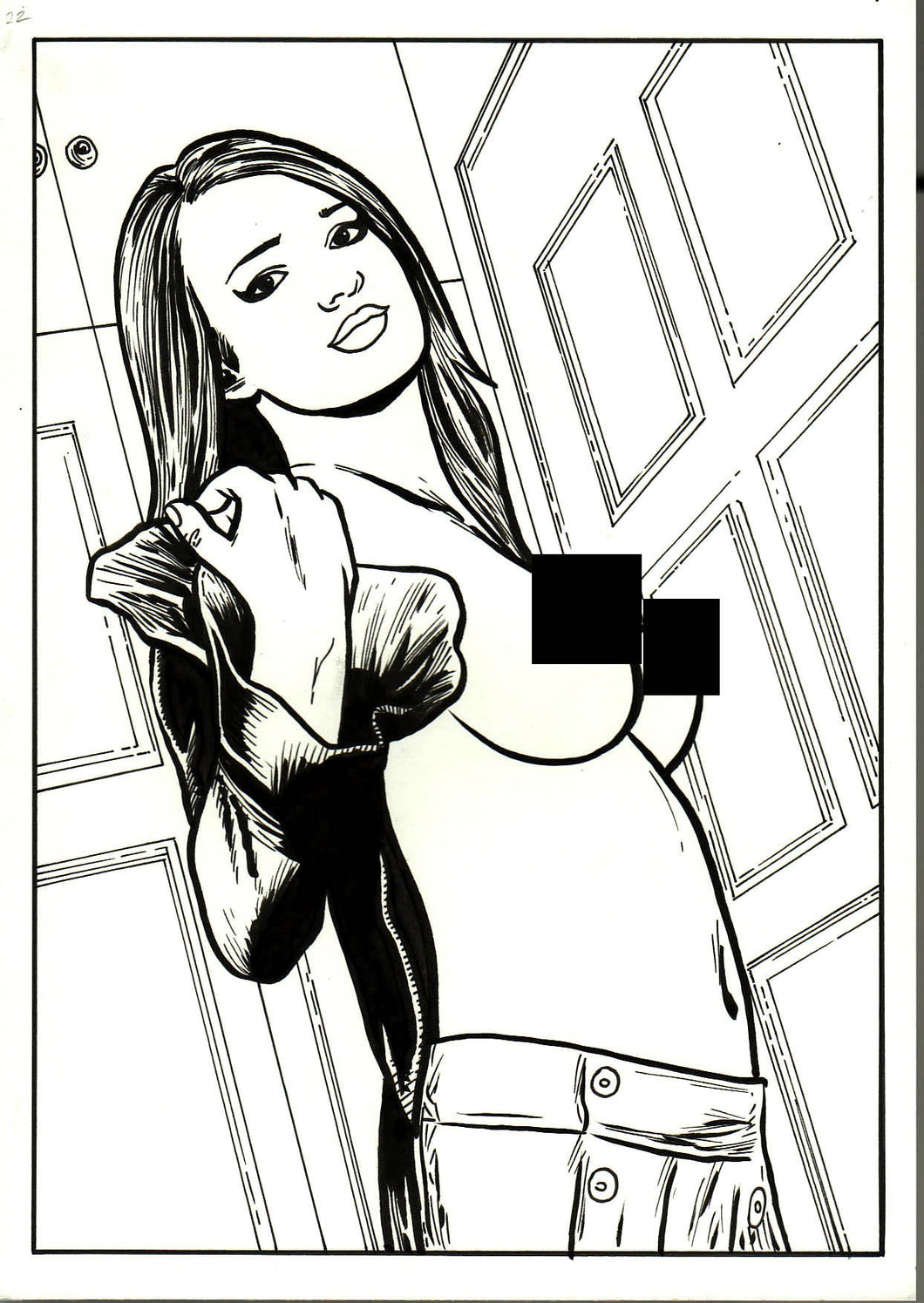 Bad Girl Comics Anthology Vol 1 - Camgirls Page 22 - Original Art