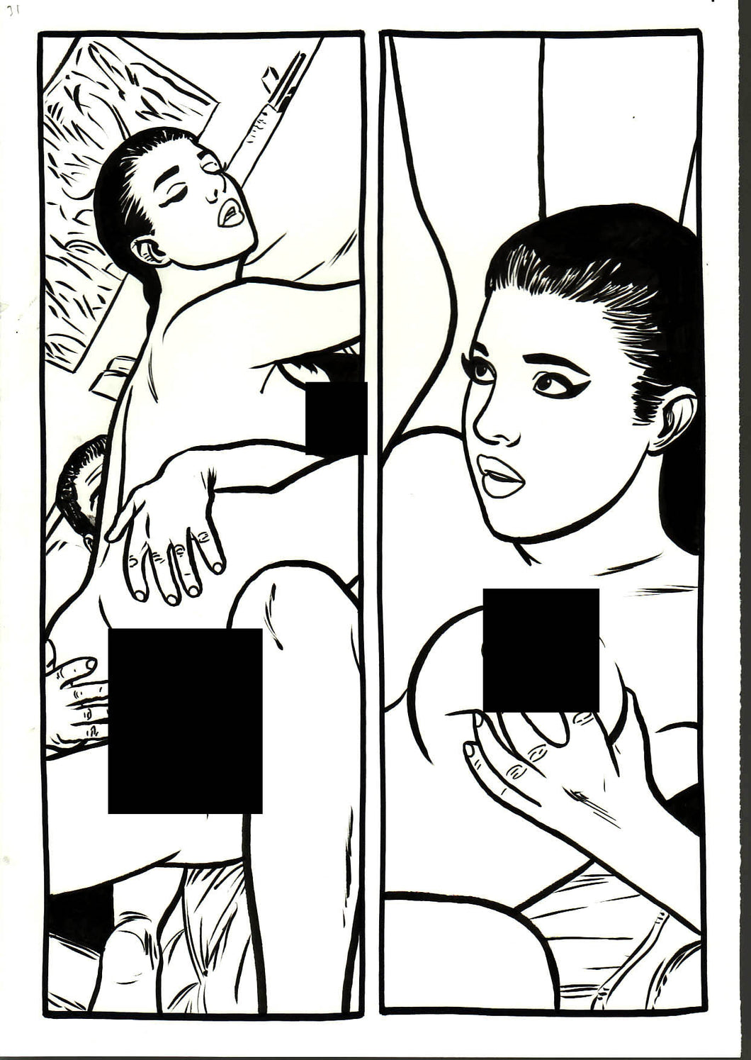 Lethal Desire #3 - Page 28 - Original Art