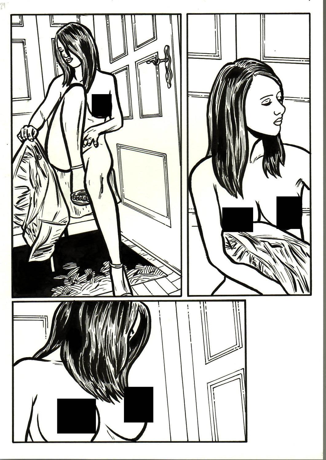 Bad Girl Comics Anthology Vol 1 - Camgirls Page 29 - Original Art