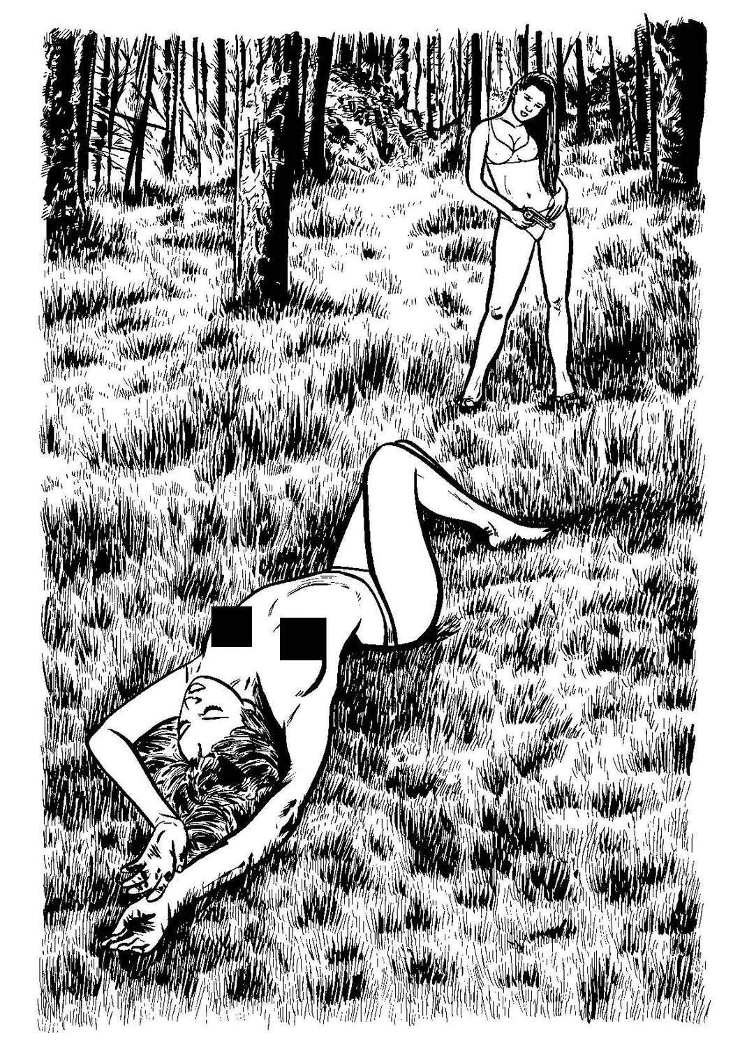 Jungle Captive Bad Girls Special #1 - Page 2 - Original Art