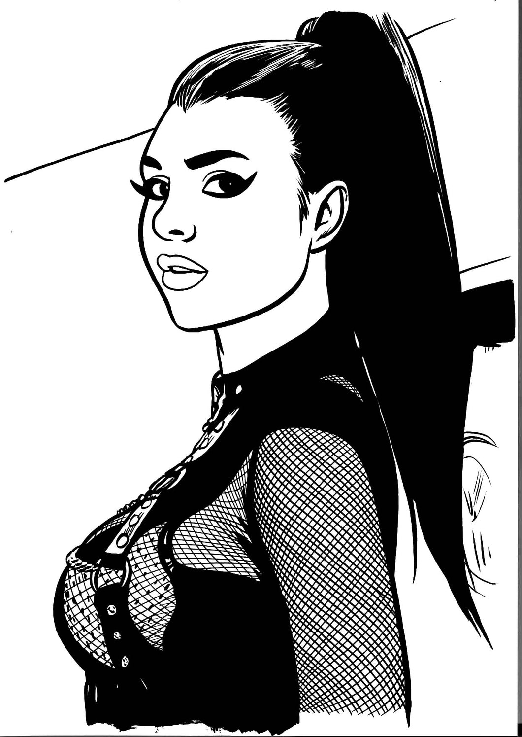 Lethal Desire Pin-Up Book #3 - Page 2 - Original Art