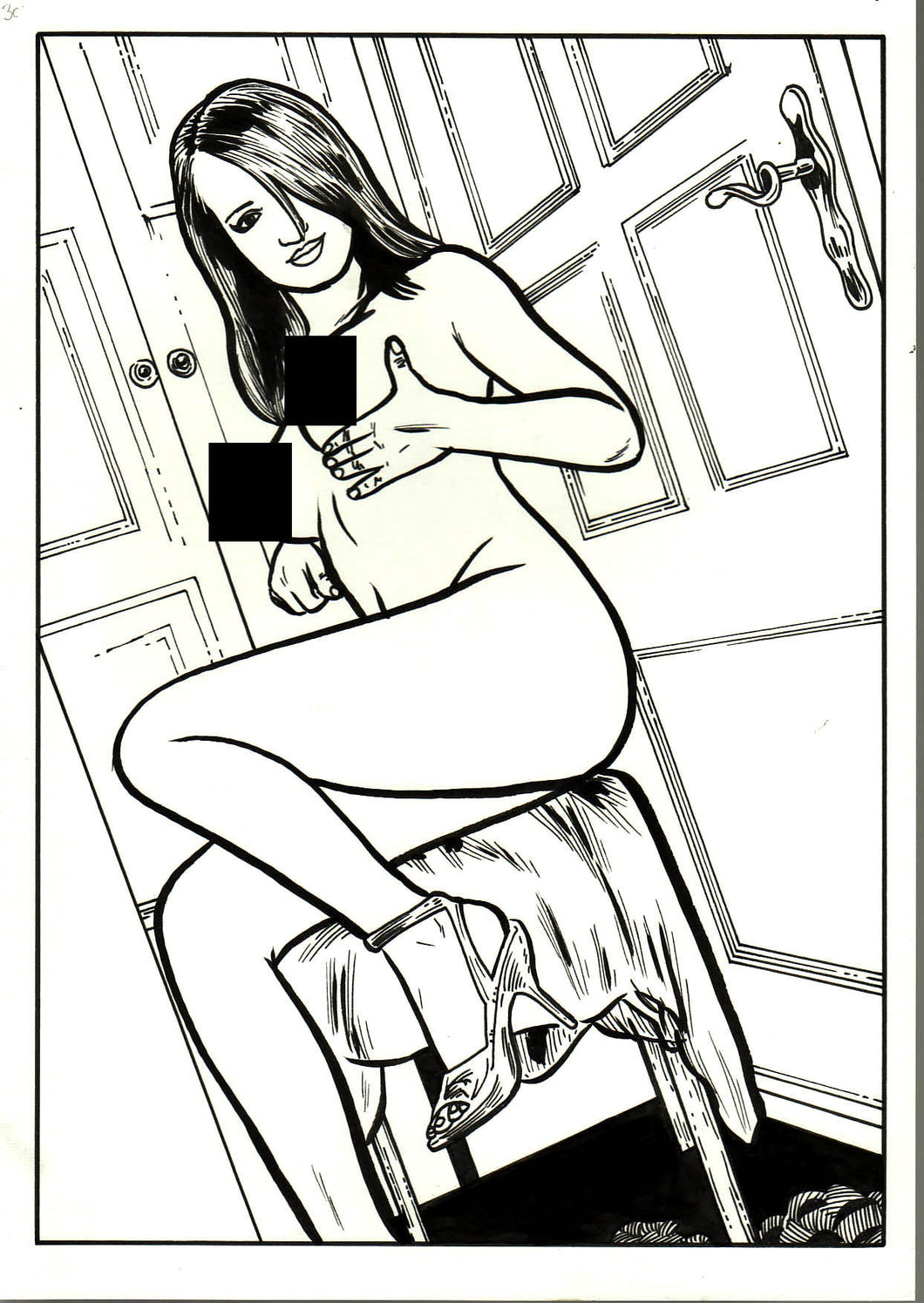Bad Girl Comics Anthology Vol 1 - Camgirls Page 30 - Original Art