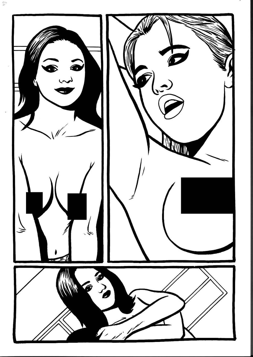 O #3 - Page 34 - Original Art