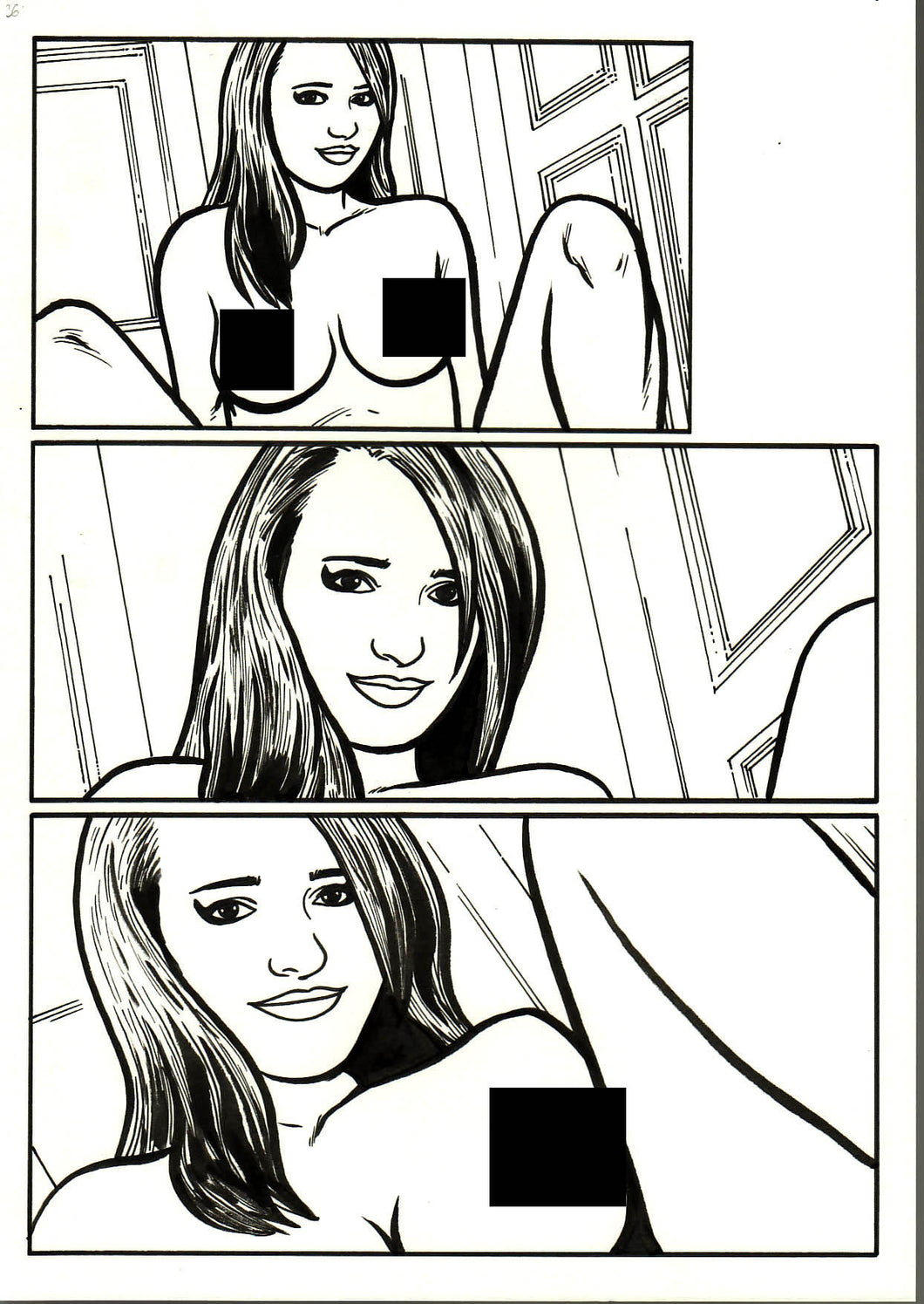 Bad Girl Comics Anthology Vol 1 - Camgirls Page 36 - Original Art