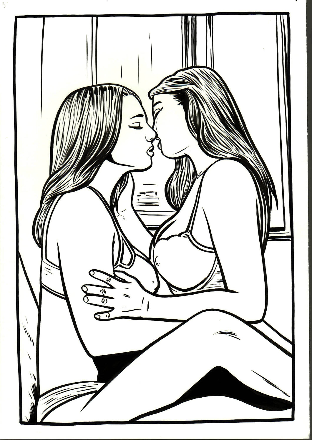 Lethal Desire #3 - Page 37 - Original Art