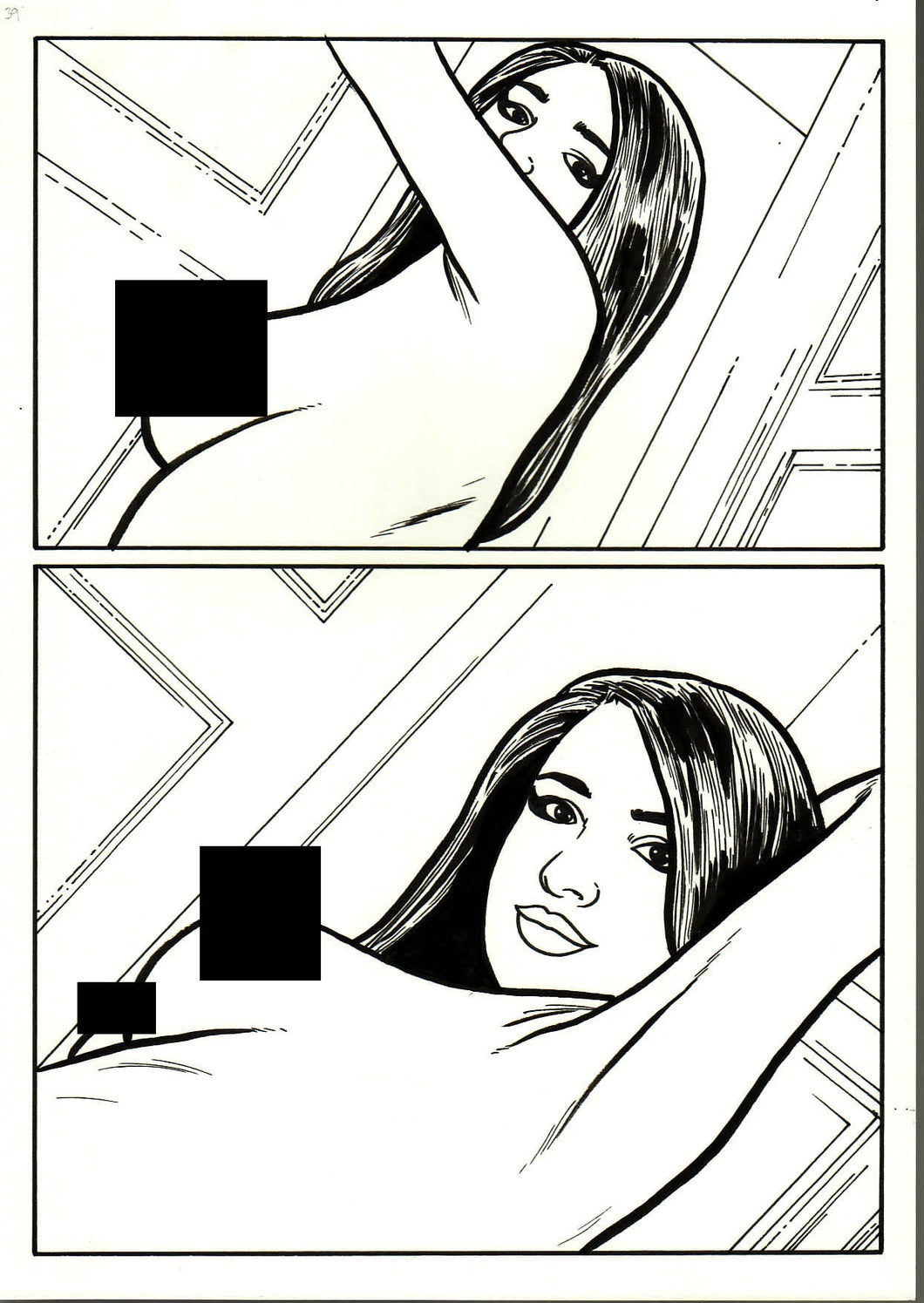 Bad Girl Comics Anthology Vol 1 - Camgirls Page 39 - Original Art