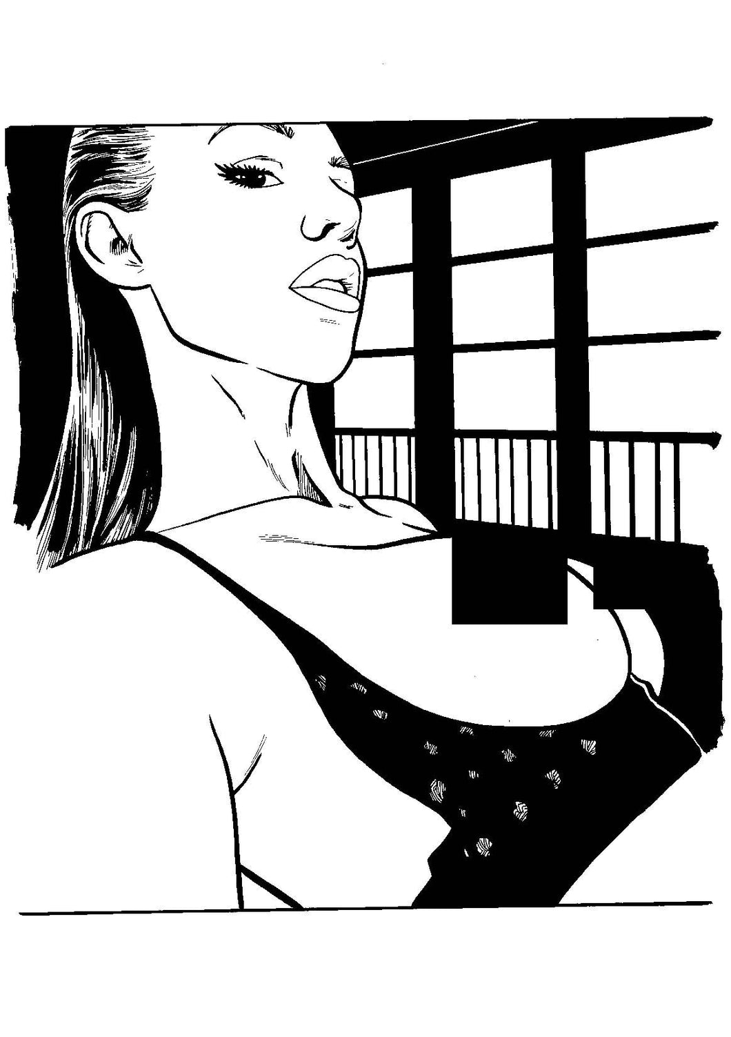 Bad Girl Comics Anthology Vol 1 - Pin-up 3 - Original Art
