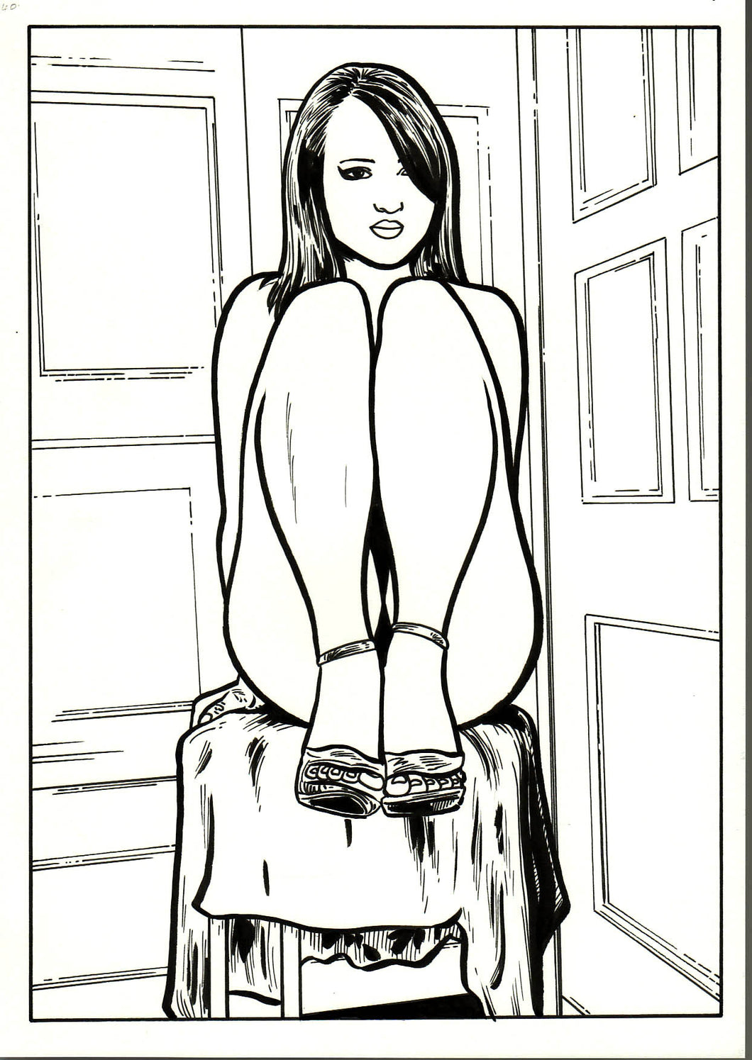 Bad Girl Comics Anthology Vol 1 - Camgirls Page 40 - Original Art