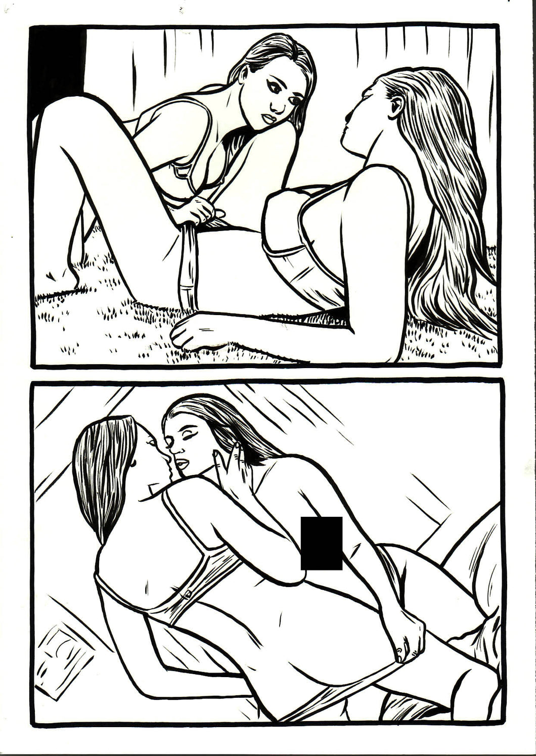 Lethal Desire #3 - Page 40 - Original Art
