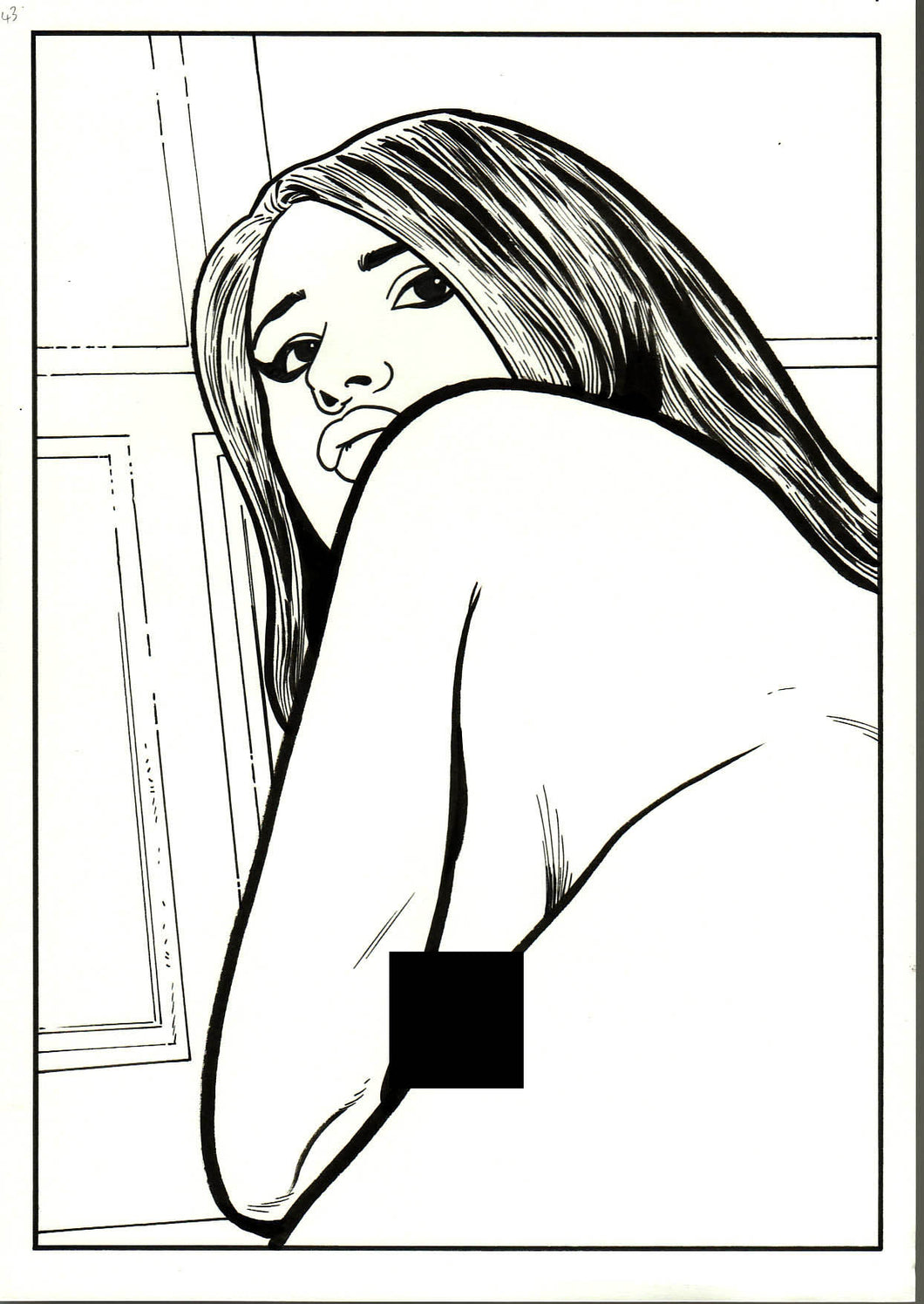 Bad Girl Comics Anthology Vol 1 - Camgirls Page 43 - Original Art