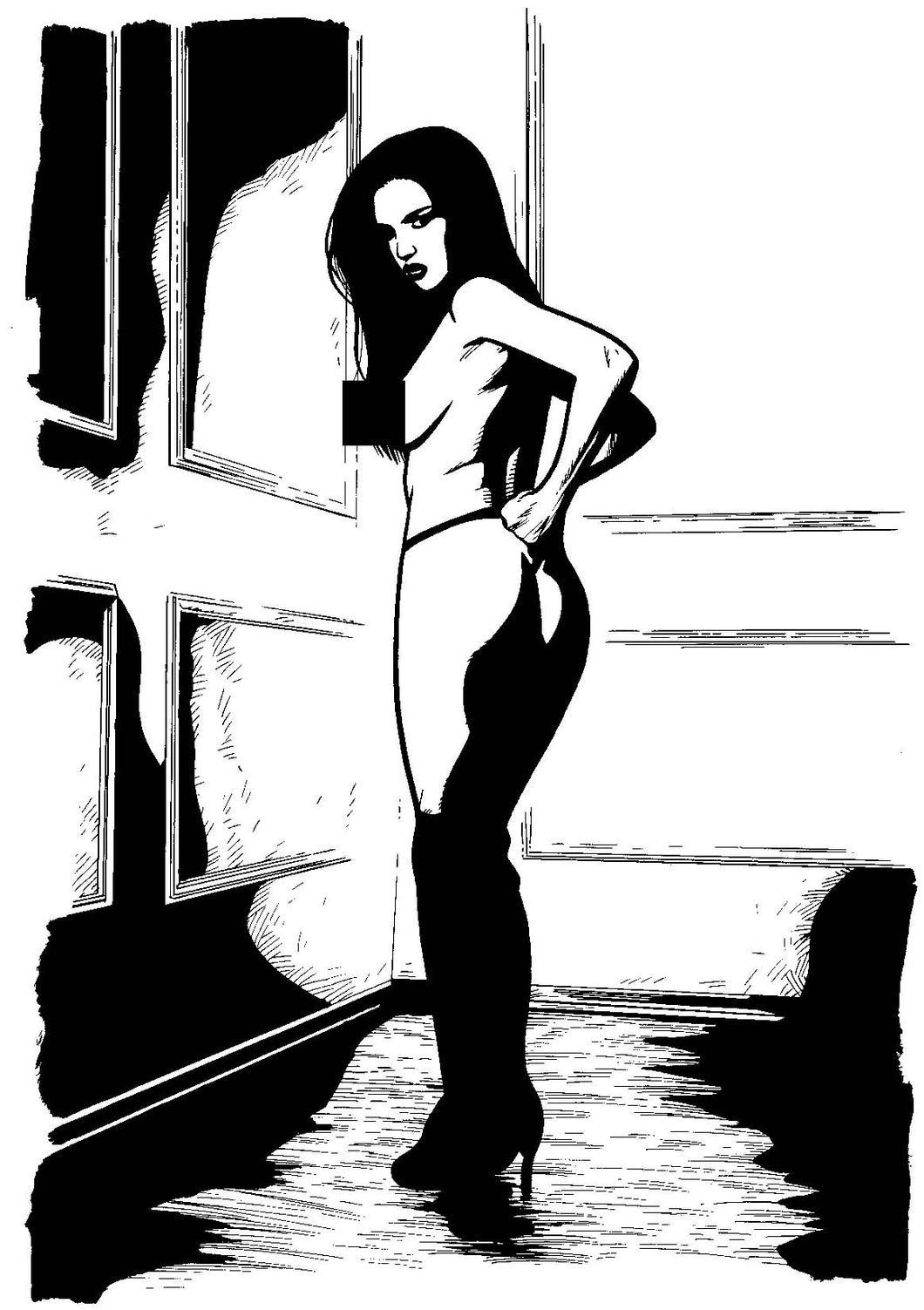 Bad Girl Comics Anthology Vol 1 - Pin-up 4 - Original Art
