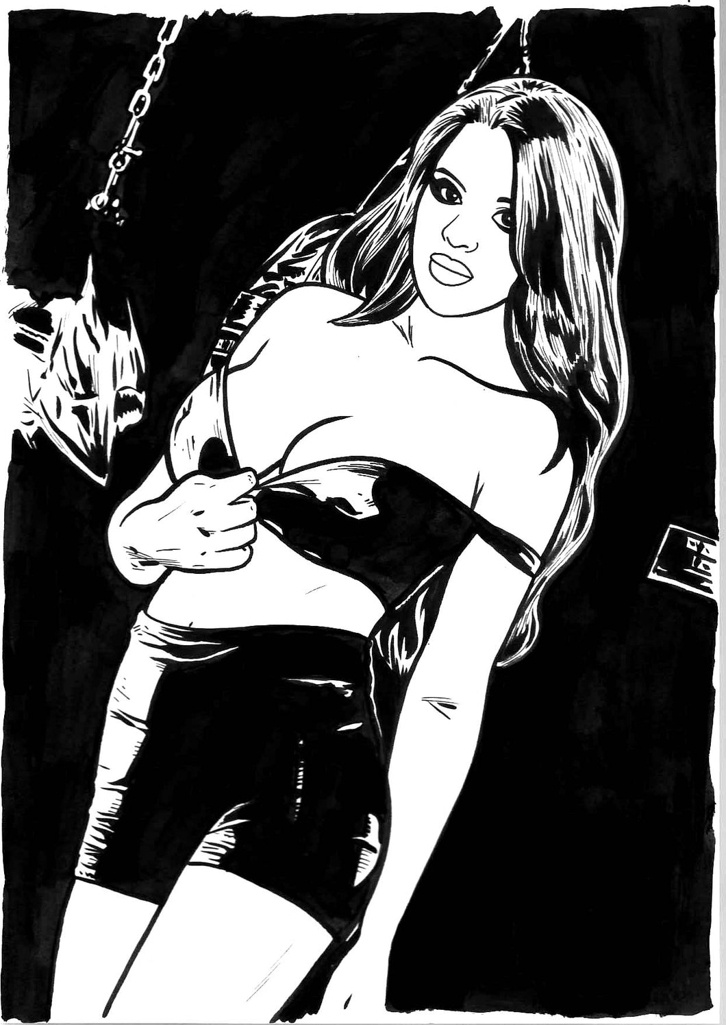 Lethal Desire Pin-Up Book #2 - Page 4 - Original Art