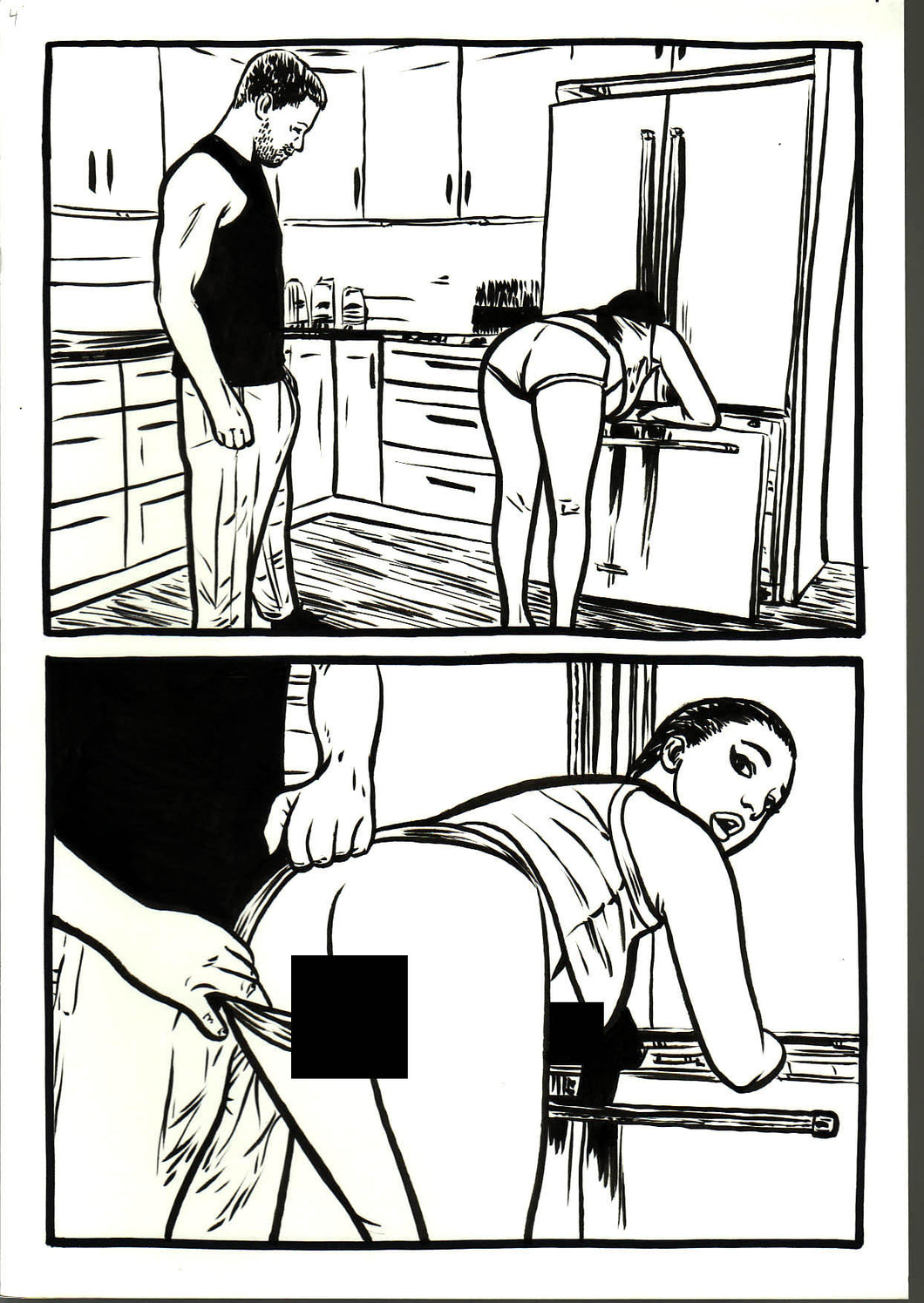 Lethal Desire #3 - Page 4 - Original Art