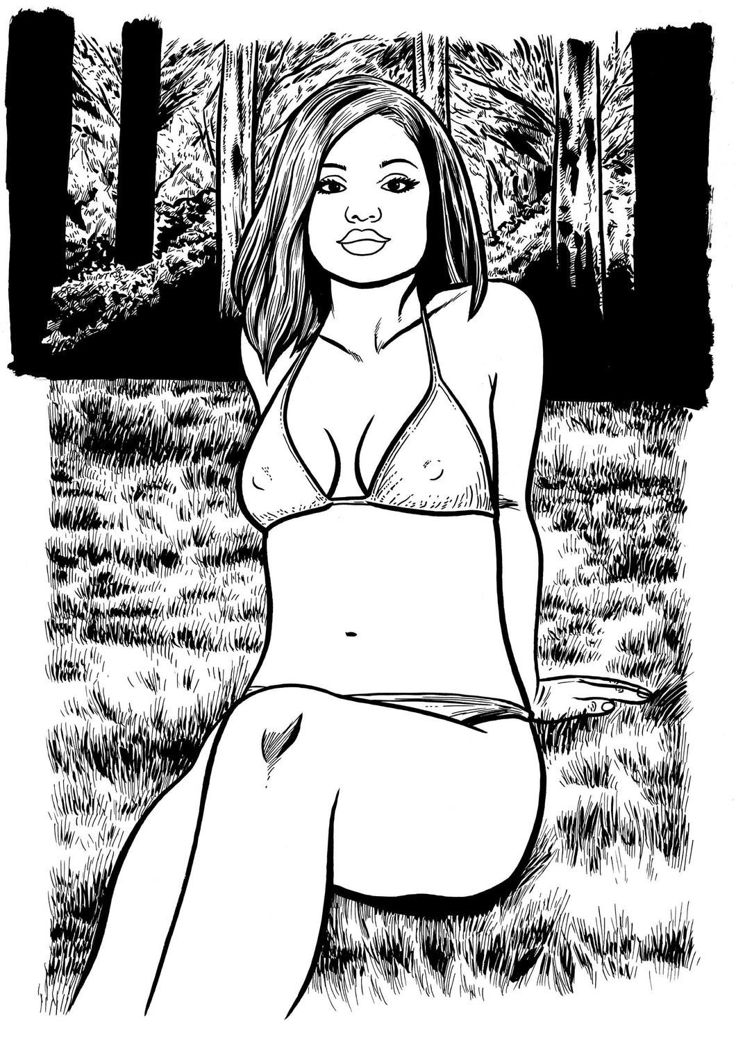 Jungle Captive Pin-Up Special #1 - Page 05 - Original Art