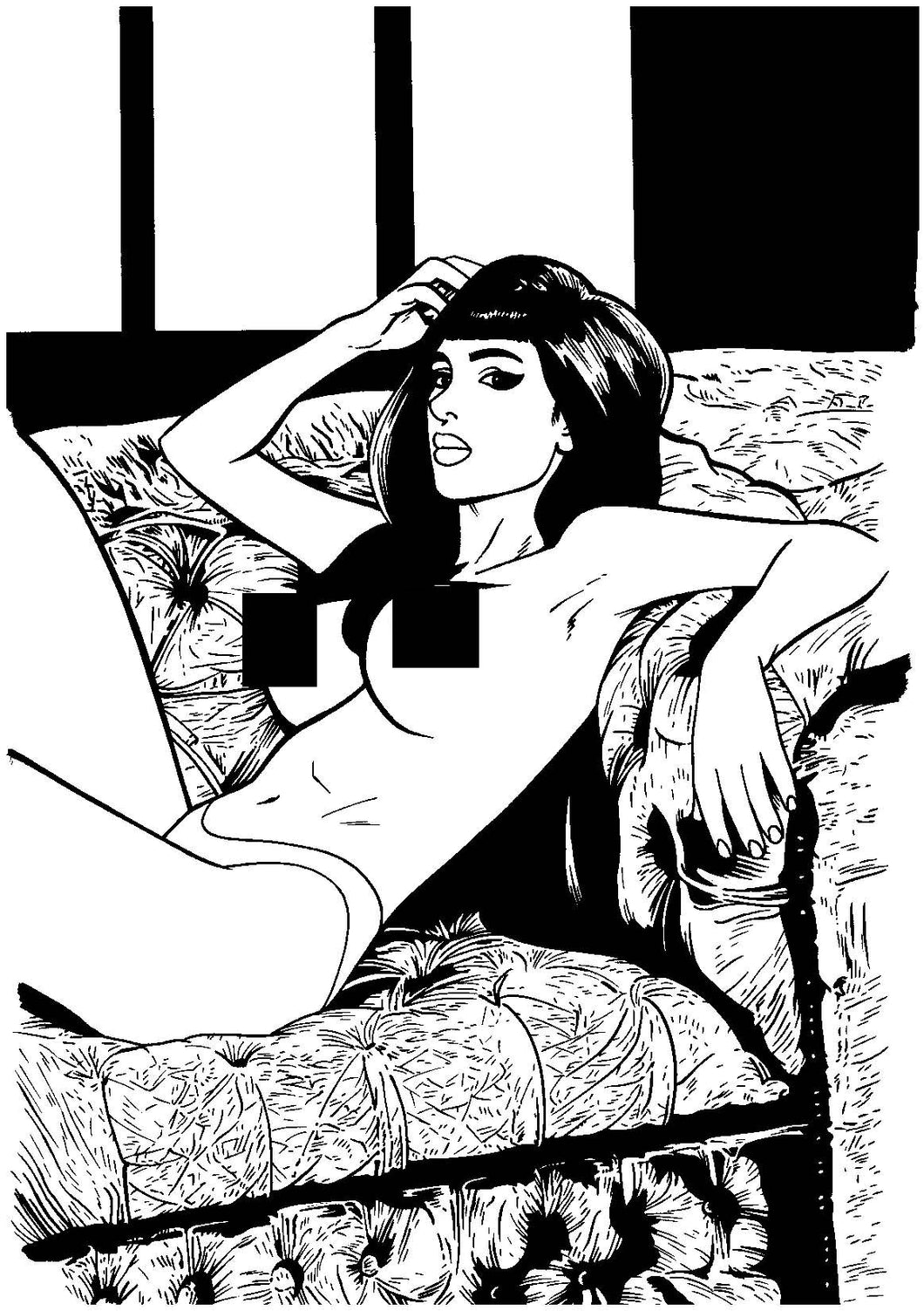 Bad Girl Comics Anthology Vol 1 - Pin-up 5 - Original Art