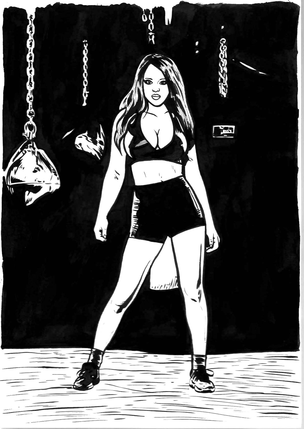 Lethal Desire Pin-Up Book #2 - Page 5 - Original Art