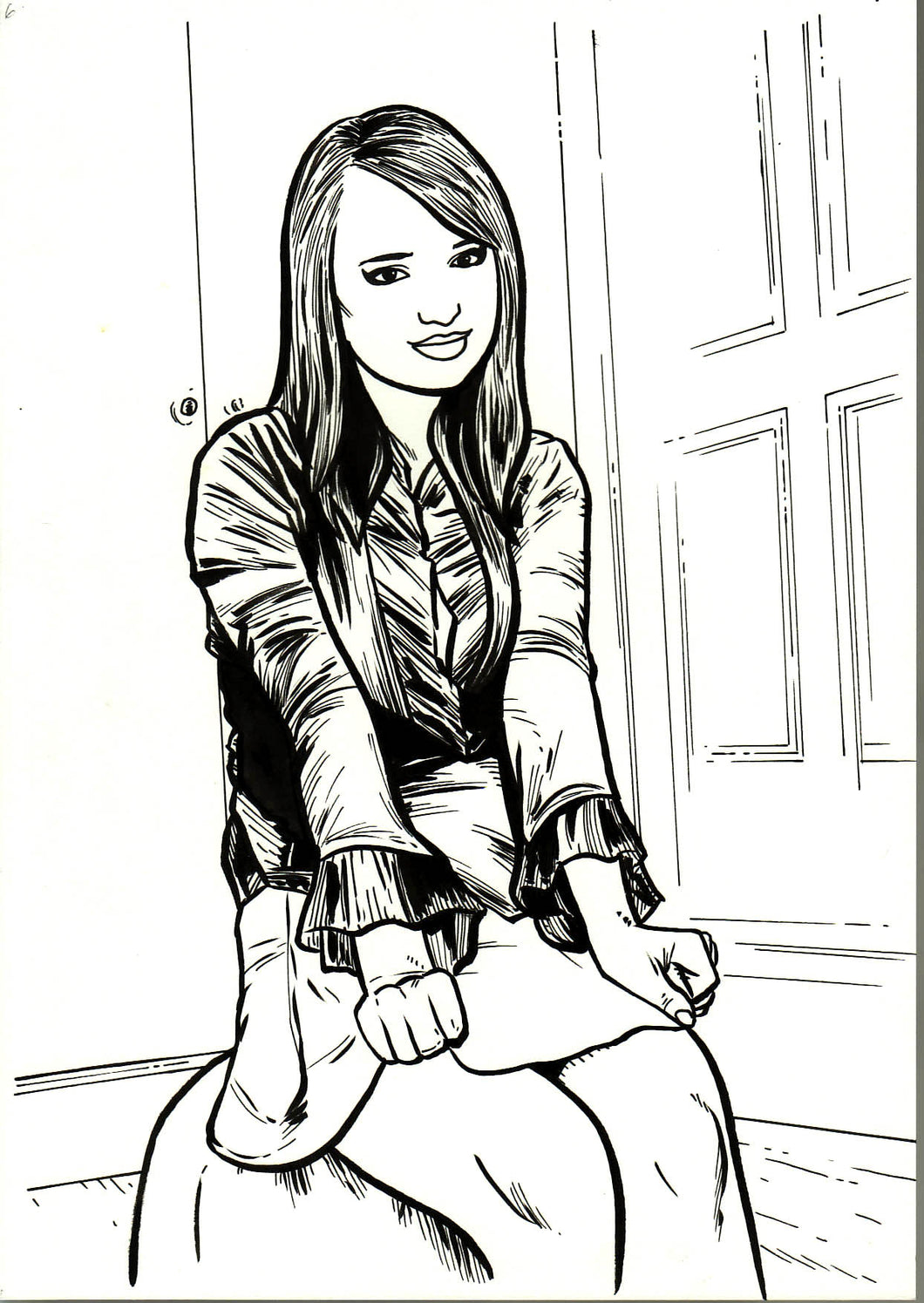 Bad Girl Comics Anthology Vol 1 - Camgirls Page 6 - Original Art