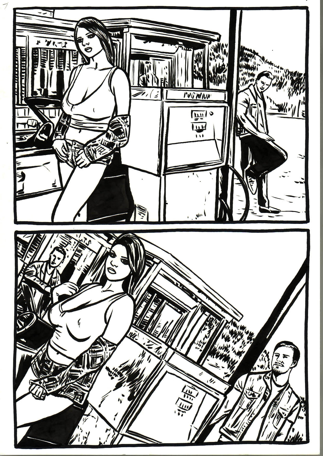 Lethal Desire #1 - Page 7 - Original Art