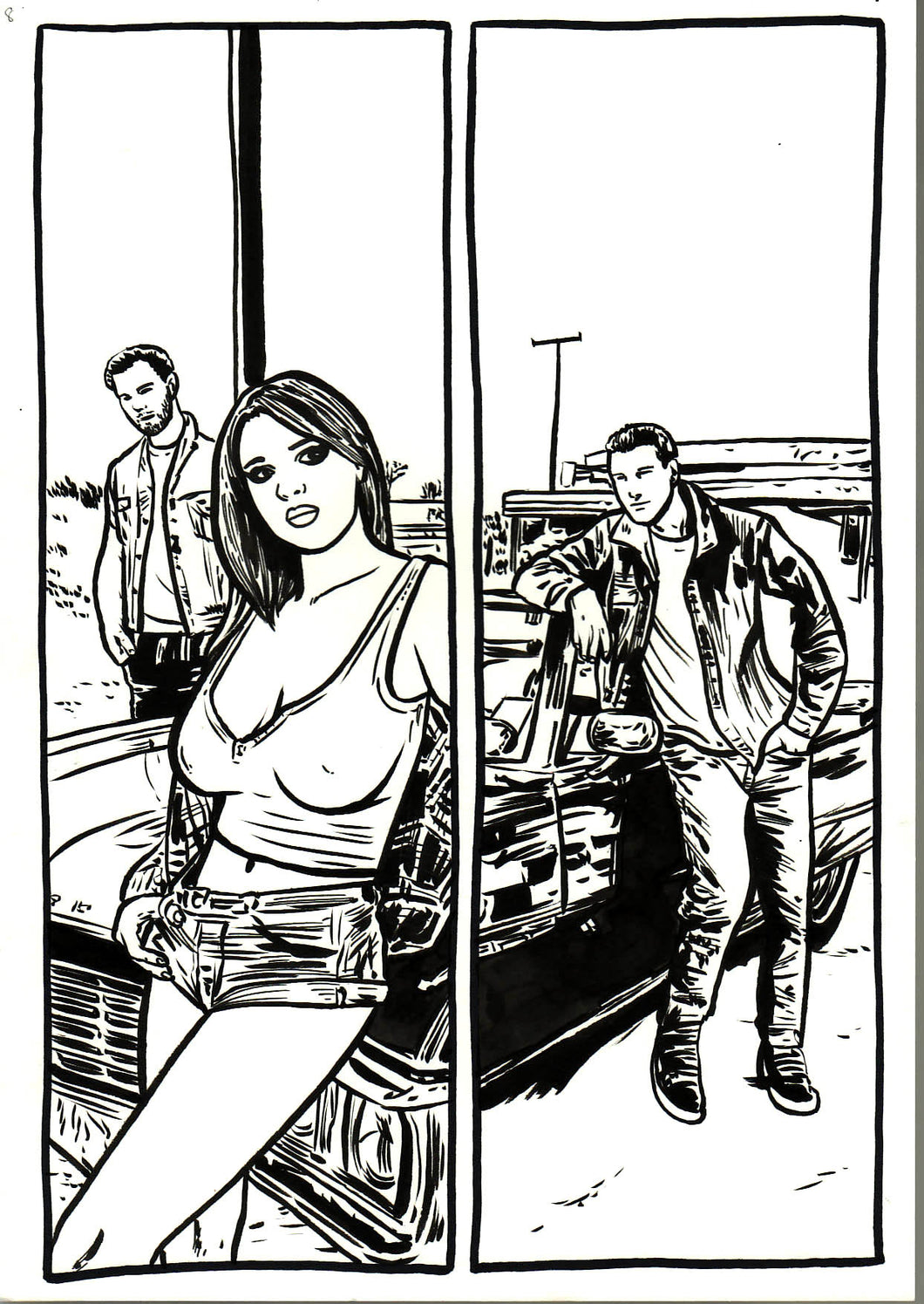 Lethal Desire #1 - Page 8 - Original Art