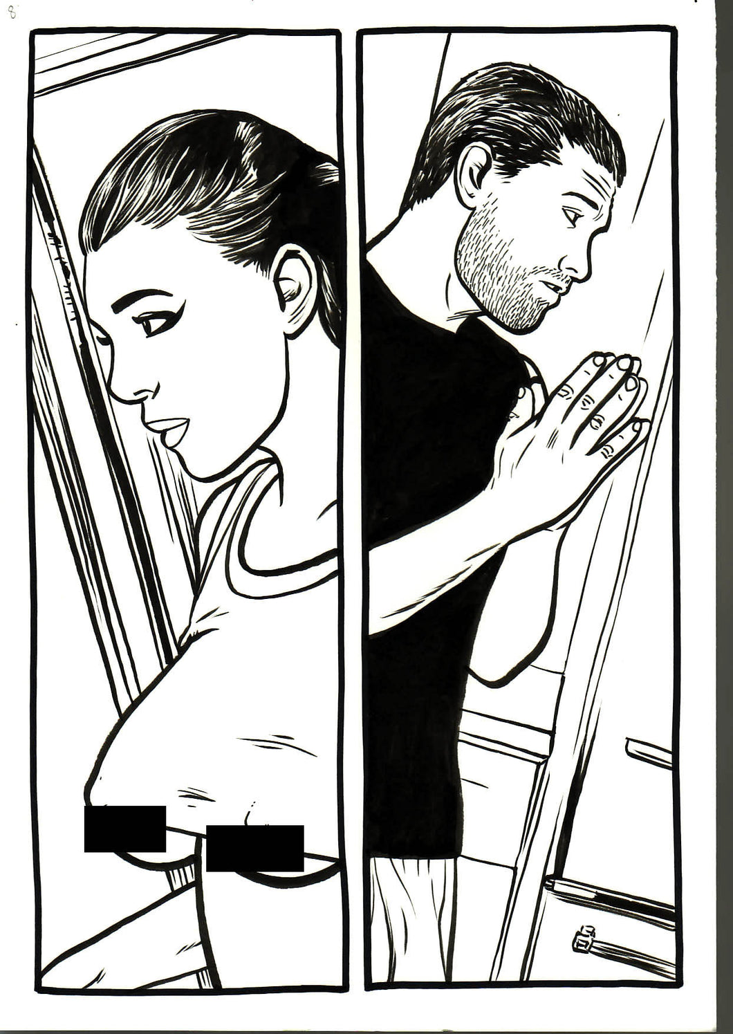Lethal Desire #3 - Page 8 - Original Art
