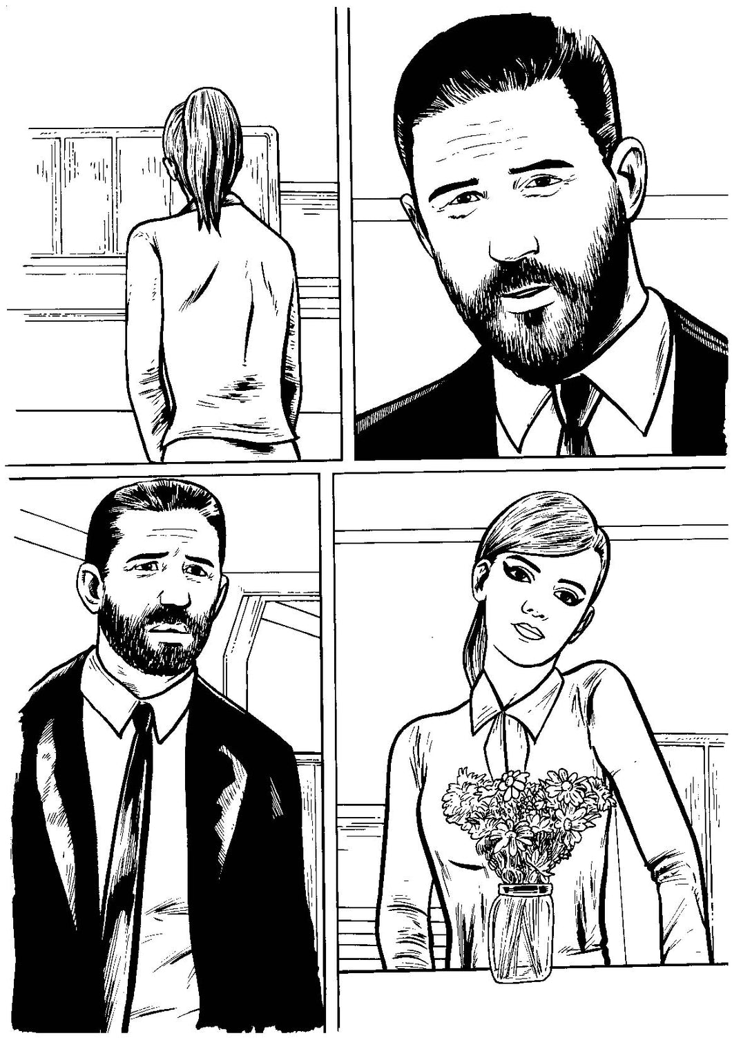 Bad Girl Comics Anthology: Subject 0451 - Page 8 - Original Art