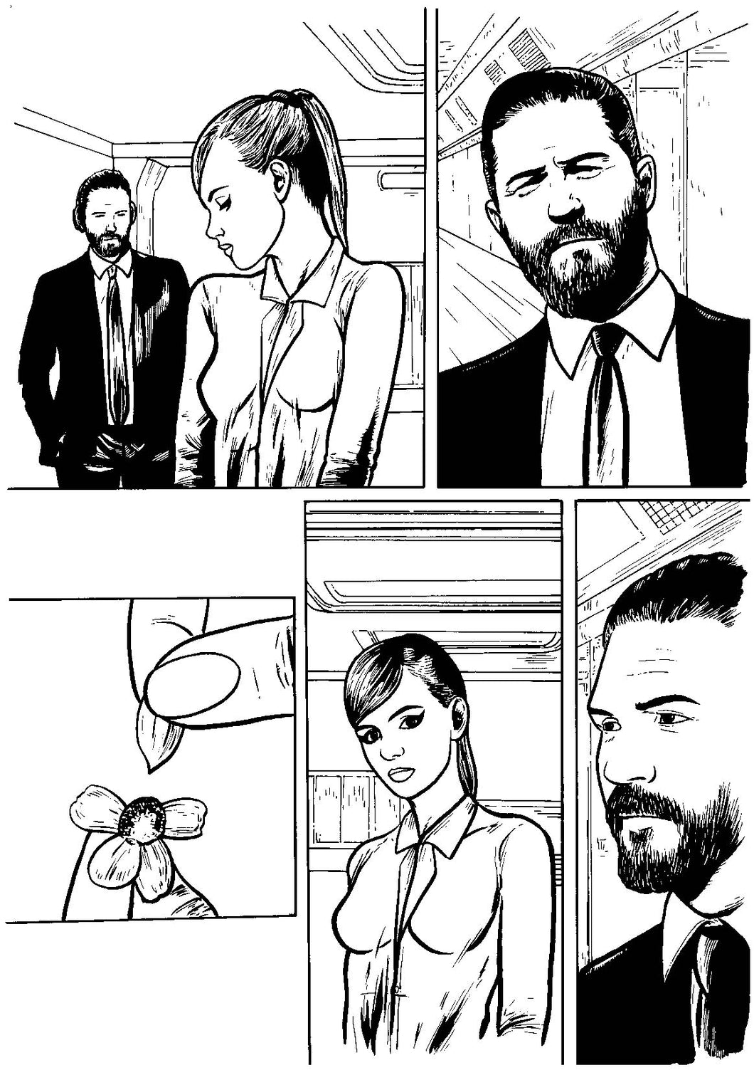 Bad Girl Comics Anthology: Subject 0451 - Page 9 - Original Art