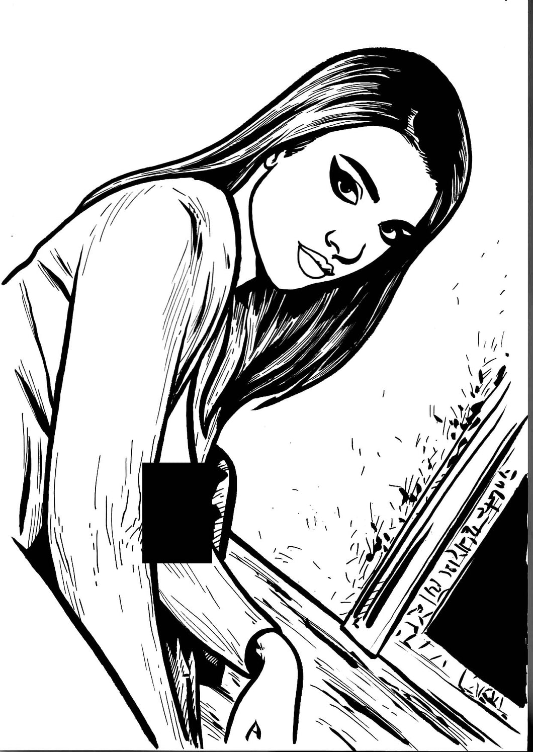 Lethal Desire Pin-Up Book #1 - Page 9 - Original Art