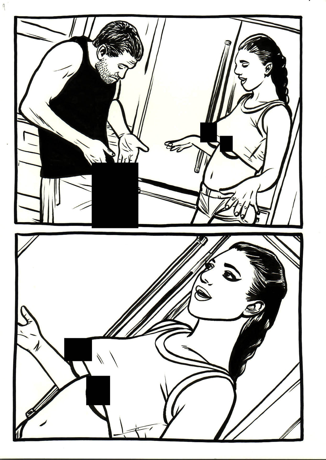 Lethal Desire #3 - Page 9 - Original Art
