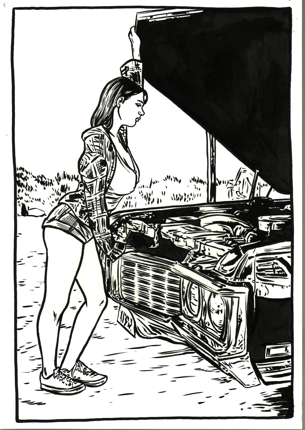 Lethal Desire #1 - Page 9 - Original Art