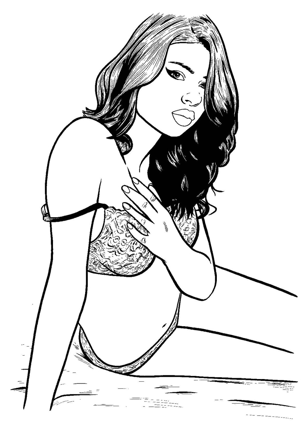 Model Behavior Volume 1 Trade Paperback - Cover B - Original Art