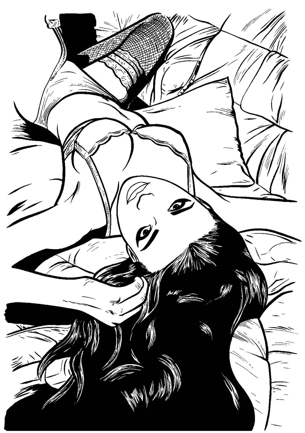 Model Behavior Volume 2 Hardcover - Cover - Original Art