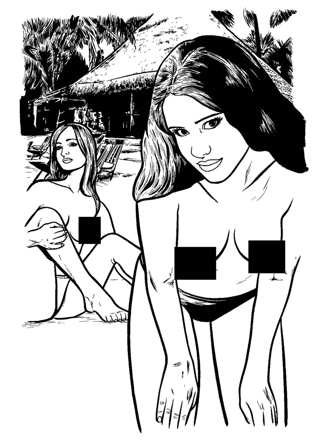 Jungle Captive Winter Special #1 - Cover B - Original Art