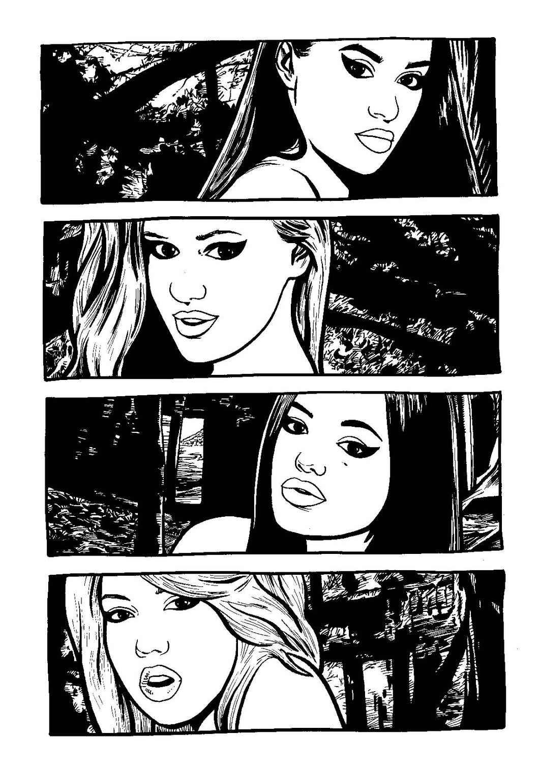 Model Behavior #3 - Cover A - Original Art