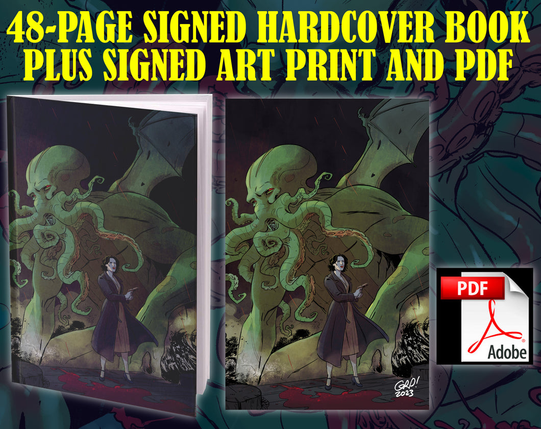 Killing Cthulhu #1 Hardcover edition with signed print and PDF